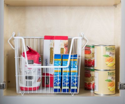 Image showing  Rectangular Metal Basket, 12.5 in. x 11 in. x 9 in.