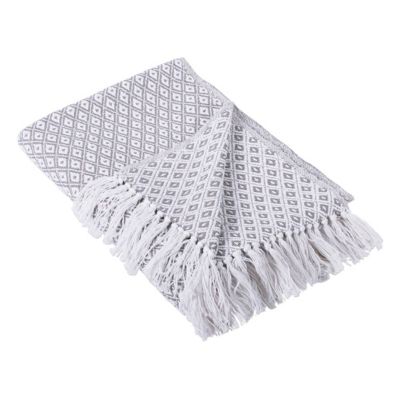 Zingz & Thingz Cotton Mini Diamond Throw Blanket, 50 in. x 60 in.