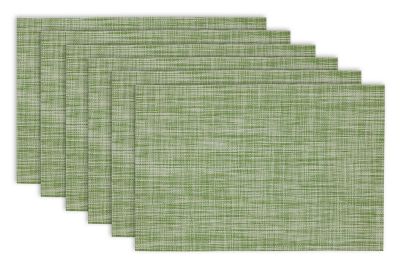 Zingz & Thingz PVC Tweed Place Mats, 6 pc.