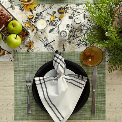 Image showing 5 th DII PVC Tweed Place Mats, 13 in. x 18 in., 6-Pack
