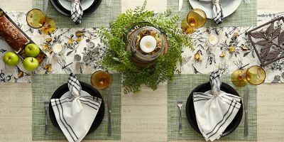 Image showing 6 th DII PVC Tweed Place Mats, 13 in. x 18 in., 6-Pack