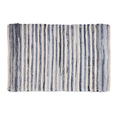 Zingz & Thingz Multi Denim Rag Rug