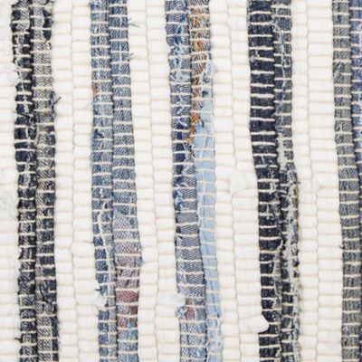 Image showing  Multi Denim Rag Rug, 2 ft. x 3 ft.