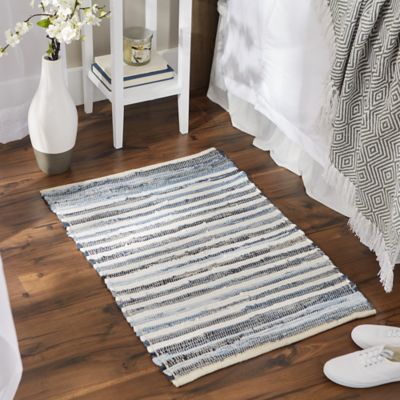 Image showing  Multi Denim Rag Rug, 2 ft. x 3 ft.