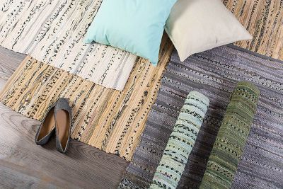 Image showing 2 th DII Multi Color Rag Rug