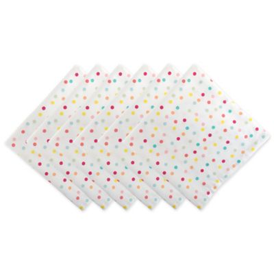 Zingz & Thingz Multicolor Polka Dots Print Napkins