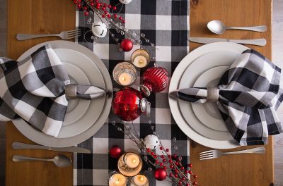 Image showing  Silver Textured Square Napkin Rings, 6 pc.