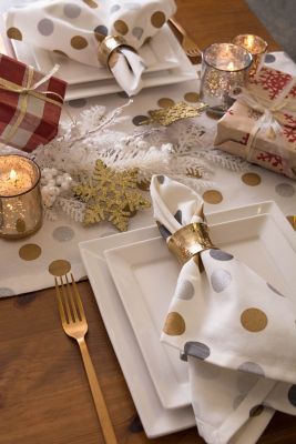 Image showing  Hammered Napkin Rings, 12 pc.