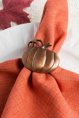 Image showing  Harvest Pumpkin Napkin Rings, 6 pc.
