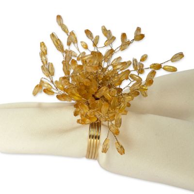 Image showing  Beaded Burst Napkin Rings, 6 pc.