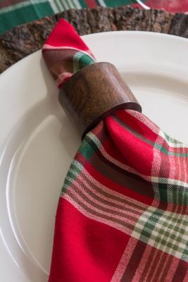 Image showing  Wood Band Napkin Rings, 6 pc.