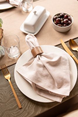 Image showing  Wood Band Napkin Rings, 6 pc.