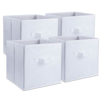DII Solid Square Non-Woven Polyester Cube Storage Bin, 11 in. x 11 in. x 11 in., CAMZ37175