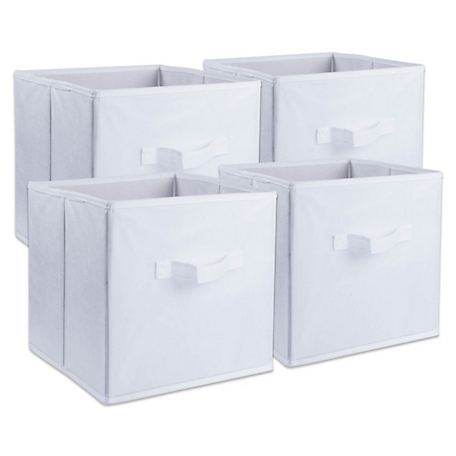 Zingz & Thingz Solid Square Non-Woven Polyester Cube Storage Bin, 11 in. x 11 in. x 11 in., CAMZ37169