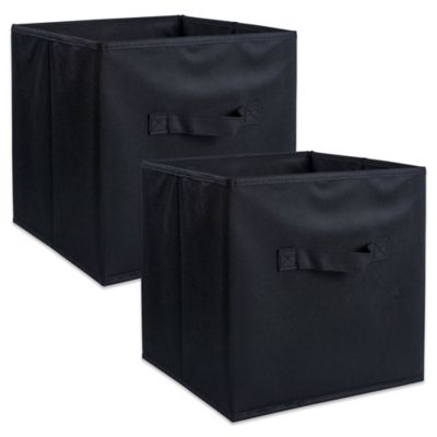 Zingz & Thingz Solid Square Non-Woven Polyester Cube Storage Bin, 11 in. x 11 in. x 11 in., CAMZ37166