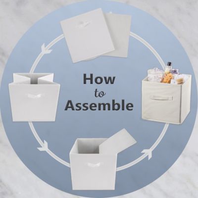 Image showing  Non-Woven Solid Millennial Square Storage Cube, 13 in. x 13 in. x 13 in.