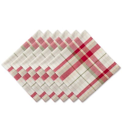 DII Orchard Plaid Napkins
