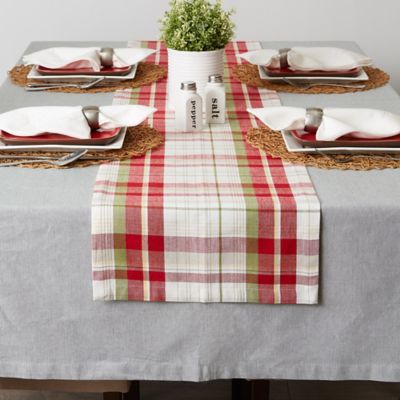 Image showing  Orchard Plaid Table Runner