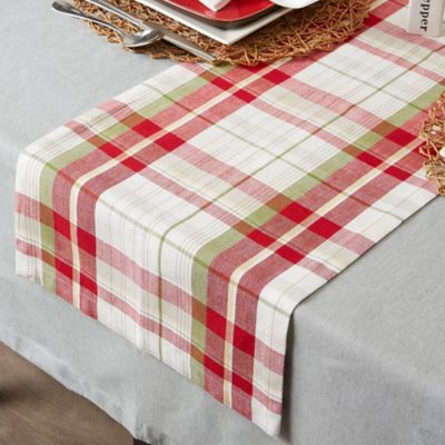 Image showing 7 th DII Orchard Plaid Table Runner