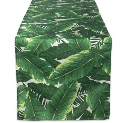 Zingz & Thingz Banana Leaf Outdoor Table Runner