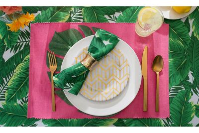 Image showing  Banana Leaf Outdoor Tablecloth, 60 in. x 84 in.