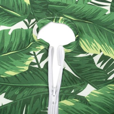 Image showing  Banana Leaf Outdoor Table Runner with Zipper