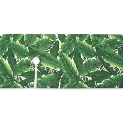 Image showing  Banana Leaf Outdoor Table Runner with Zipper