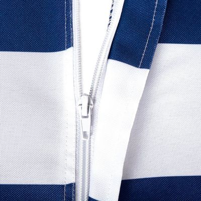 Image showing  Cabana Striped Round Outdoor Tablecloth with Zipper