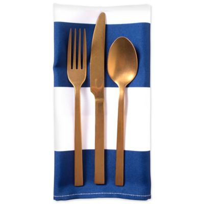 Image showing  Cabana Striped Print Outdoor Napkins, 6 pc.