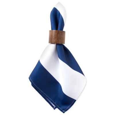 Image showing 5 th DII Cabana Striped Print Outdoor Napkins, 6 pc.