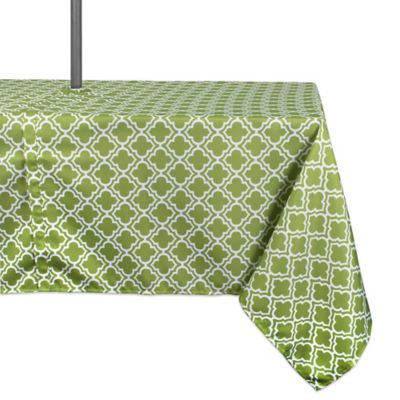 DII Lattice Outdoor Tablecloth with Zipper