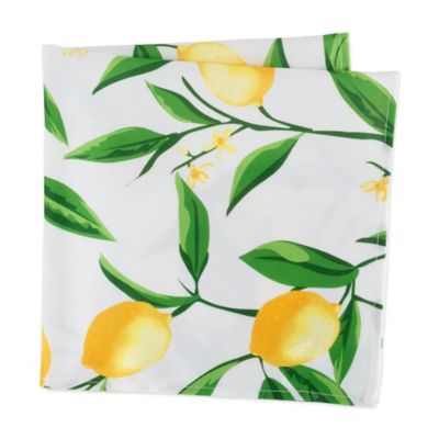Image showing  Lemon Bliss Print Outdoor Napkins, 6 pc.