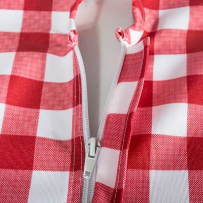 Image showing  Checkered Outdoor Tablecloth with Zipper, 60 in. x 84 in.