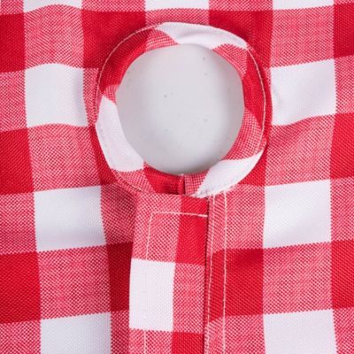 Image showing  Checkered Outdoor Tablecloth with Zipper, 60 in. x 84 in.