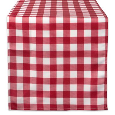 Zingz & Thingz Checkered Outdoor Table Runner