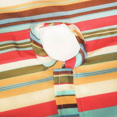 Image showing 11 th DII Summer Striped Round Outdoor Tablecloth with Zipper