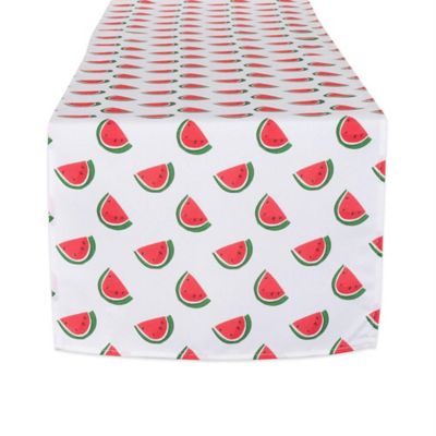 DII Watermelon Print Outdoor Table Runner