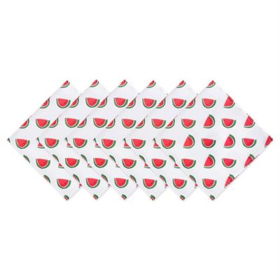 Zingz & Thingz Watermelon Print Outdoor Napkins, 6 pc.