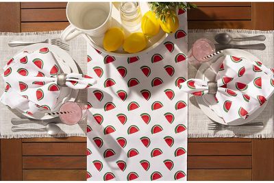 Image showing  Watermelon Print Outdoor Napkins, 6 pc.
