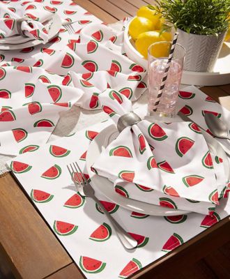 Image showing  Watermelon Print Outdoor Napkins, 6 pc.