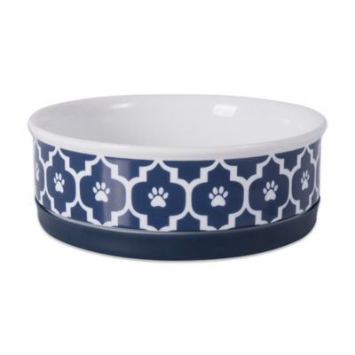 Image showing  Lattice Ceramic Pet Bowls, 2 ct.