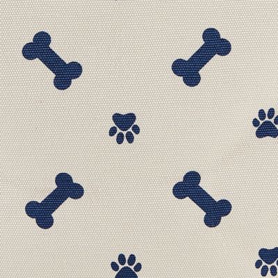 Image showing  Paw and Bone Rectangular Polyester Storage Bin, 14 in. x 8 in. x 9 in.