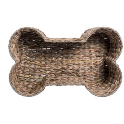 Image showing  Hyacinth Bone Pet Storage Basket, 21 in. x 13 x 8 in.