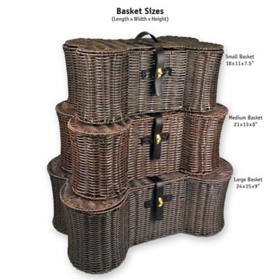 Image showing  Bone-Shaped Dog Toy Basket