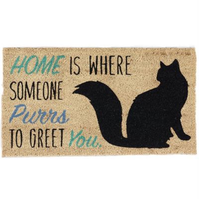Zingz & Thingz Home Cat Doormat, 18 in. x 30 in., 1/2 in. Thickness