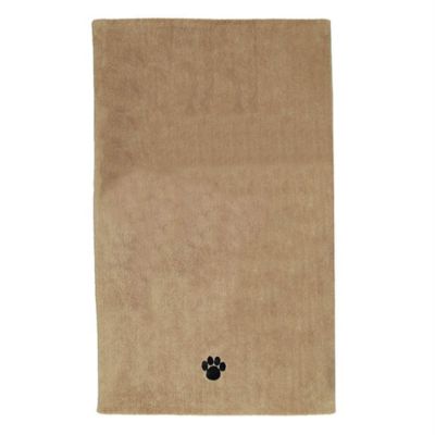Image showing  Embroidered Bone Pet Towel, 44 in. x 27.5 in.