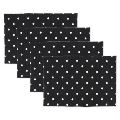 Zingz & Thingz Reversible Polka Dot Place Mat, 13 in. x 19 in.