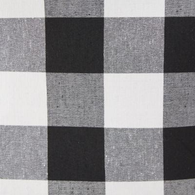 Image showing 2 th DII Buffalo Check Rectangle Polyester Bin, White / Black Large