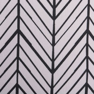 Image showing  Herringbone Square Polyester Bin, Off White