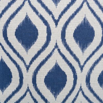 Image showing  Ikat Mineral Rectangular Polyester Storage Bin